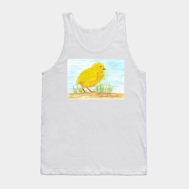 chick in the grass Tank Top by Kunst und Kreatives